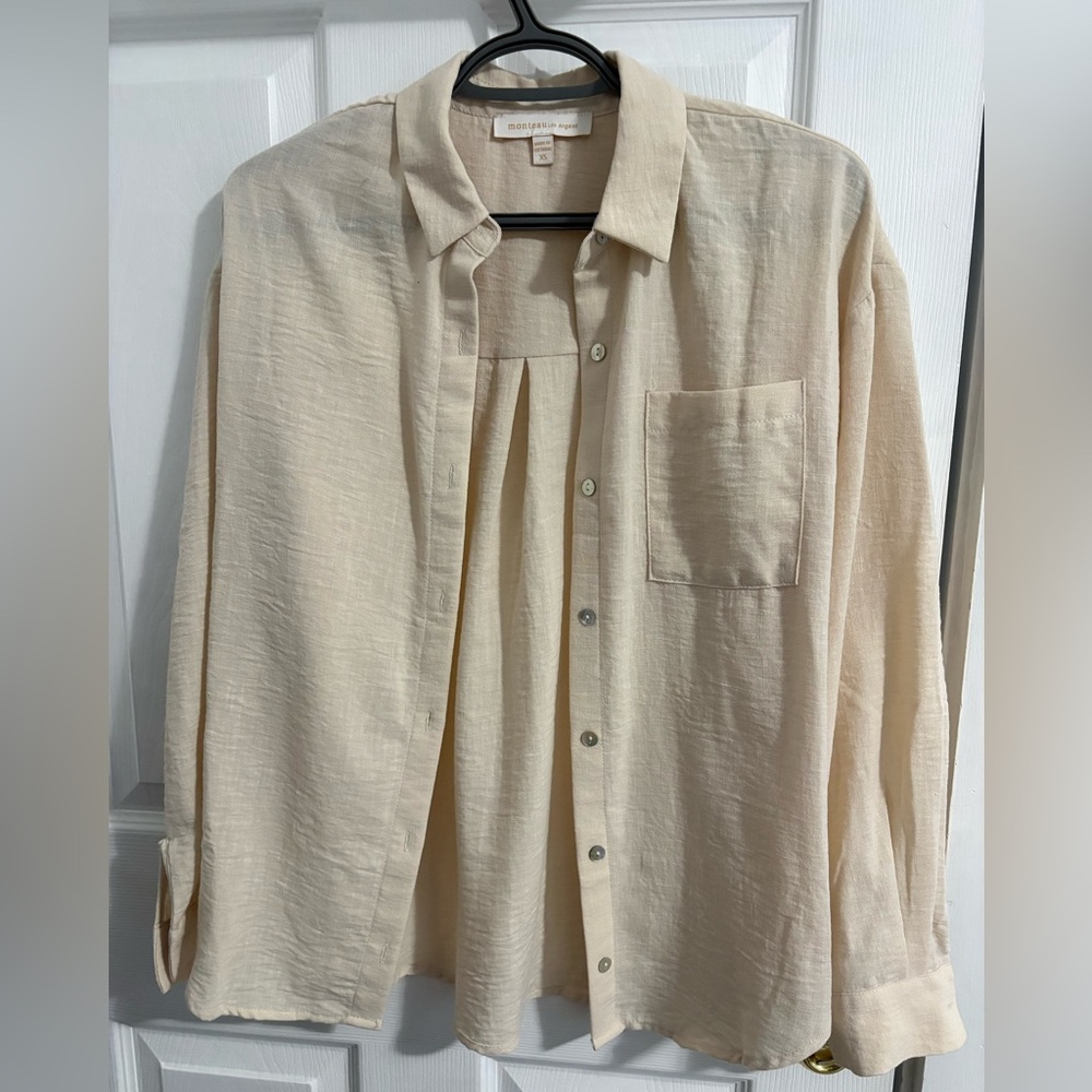 Beige Shirt Jacket